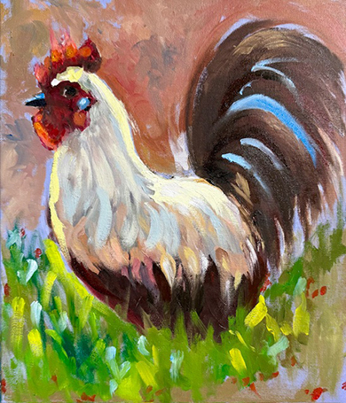 rooster kids artwork